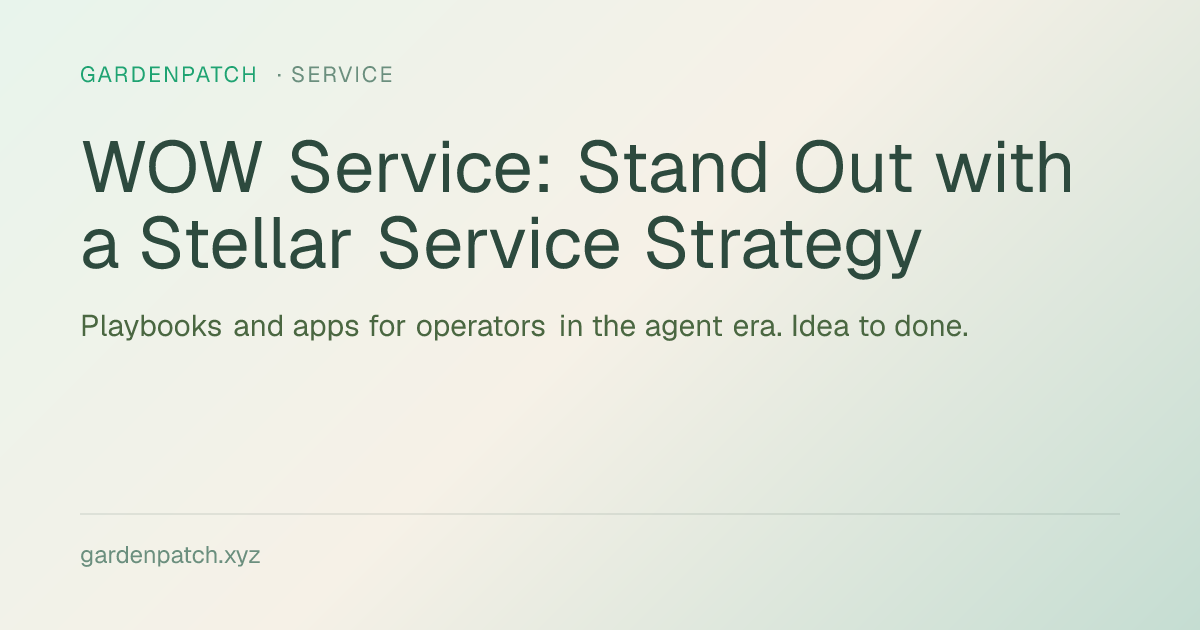 WOW Service: Stand Out with a Stellar Service Strategy