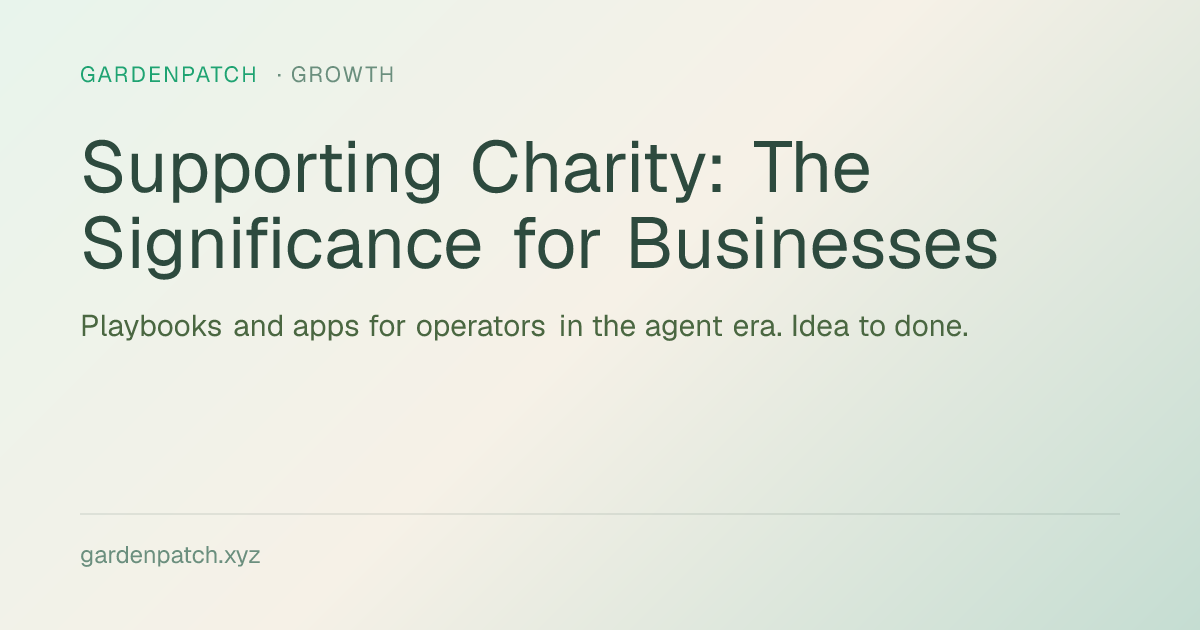 Supporting Charity: The Significance for Businesses