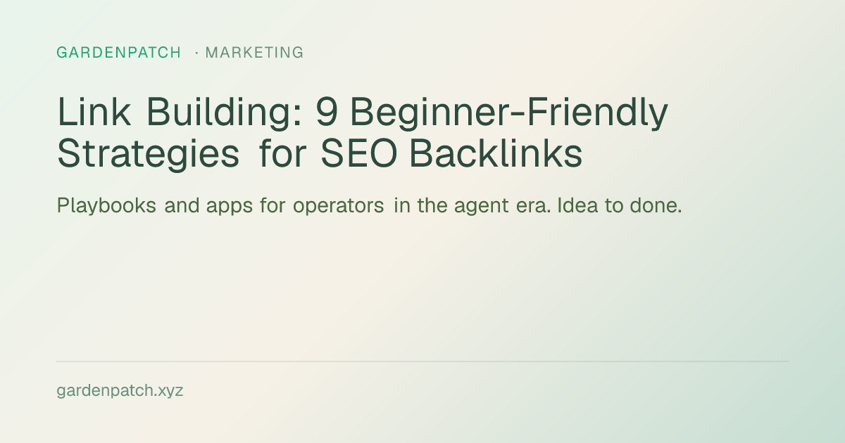 Link Building: 9 Beginner-Friendly Strategies for SEO Backlinks