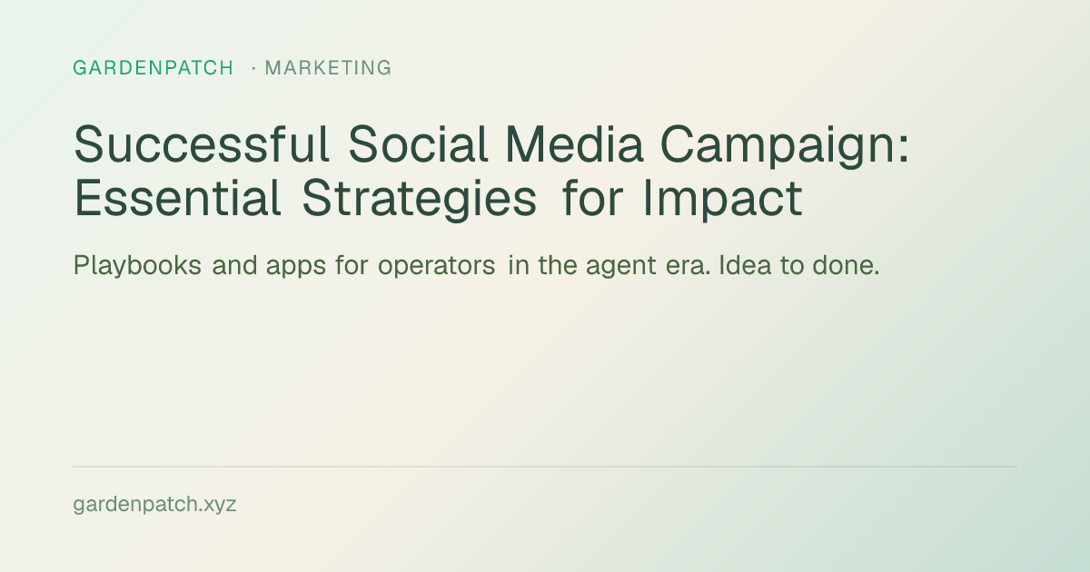 Successful Social Media Campaign: Essential Strategies for Impact