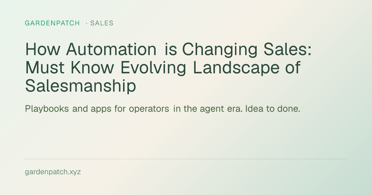 How Automation is Changing Sales: Must Know Evolving Landscape of Salesmanship