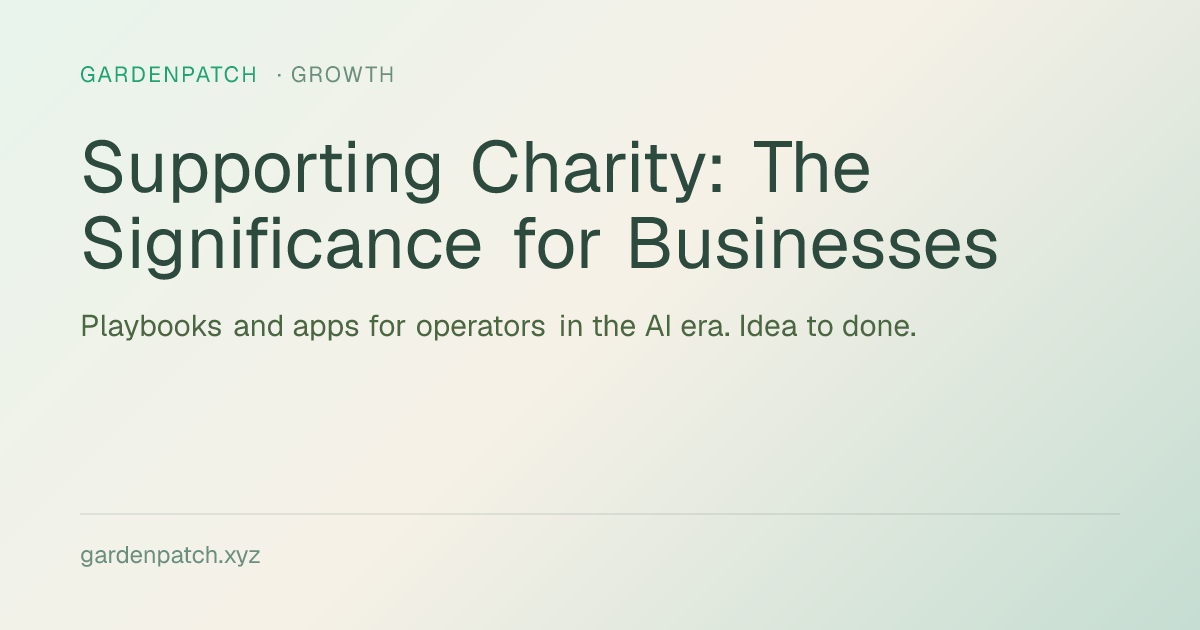 Supporting Charity: The Significance for Businesses