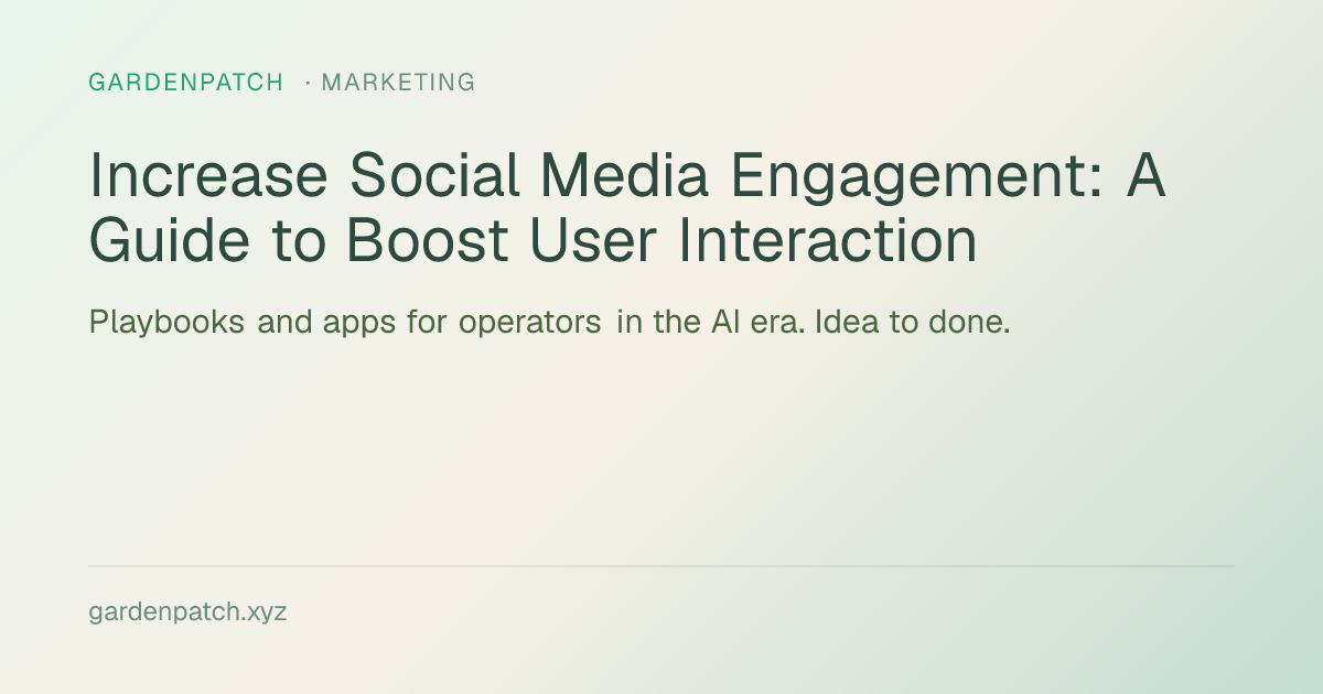 Increase Social Media Engagement: A Guide to Boost User Interaction