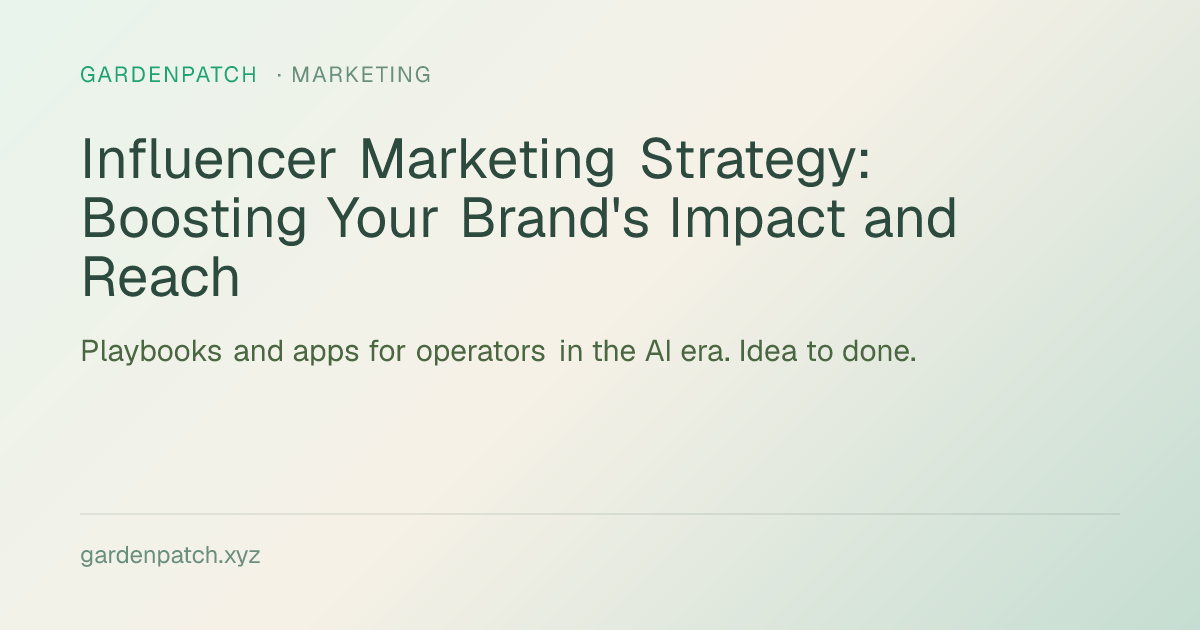 Influencer Marketing Strategy: Boosting Your Brand's Impact and Reach