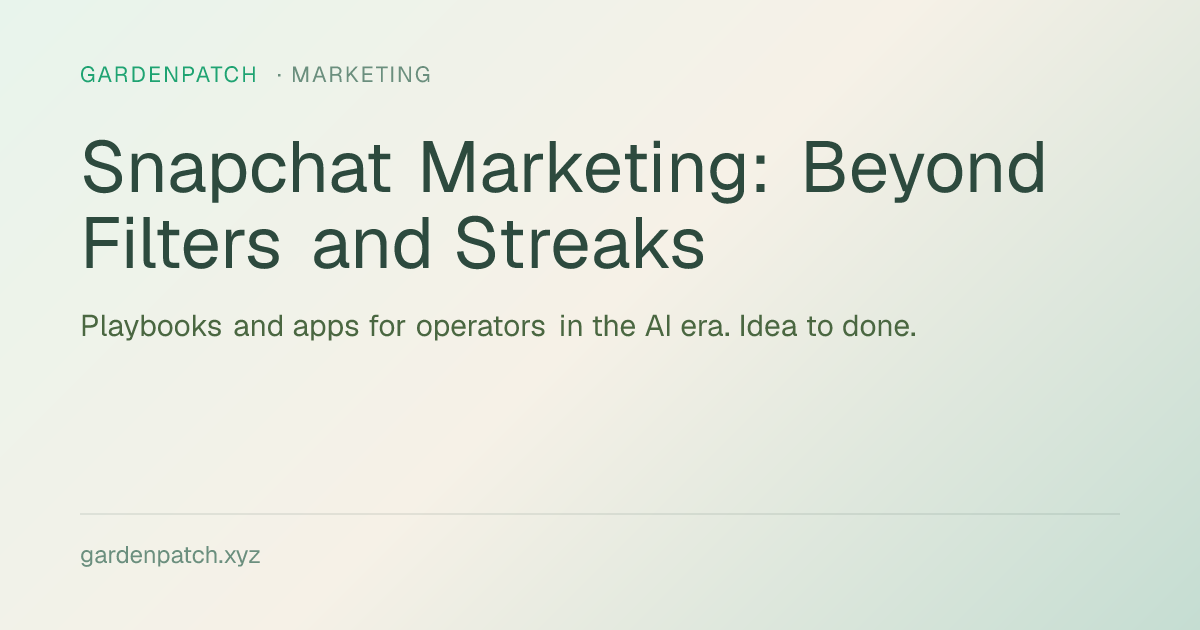 Snapchat Marketing: Beyond Filters and Streaks