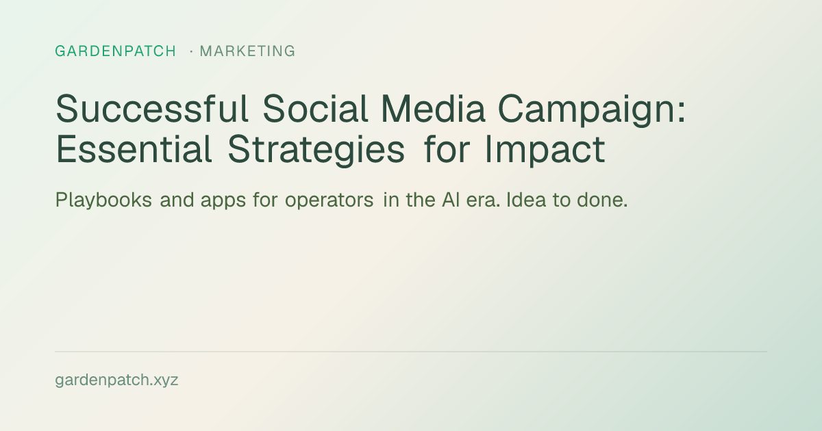 Successful Social Media Campaign: Essential Strategies for Impact
