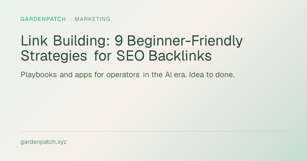 Link Building: 9 Beginner-Friendly Strategies for SEO Backlinks
