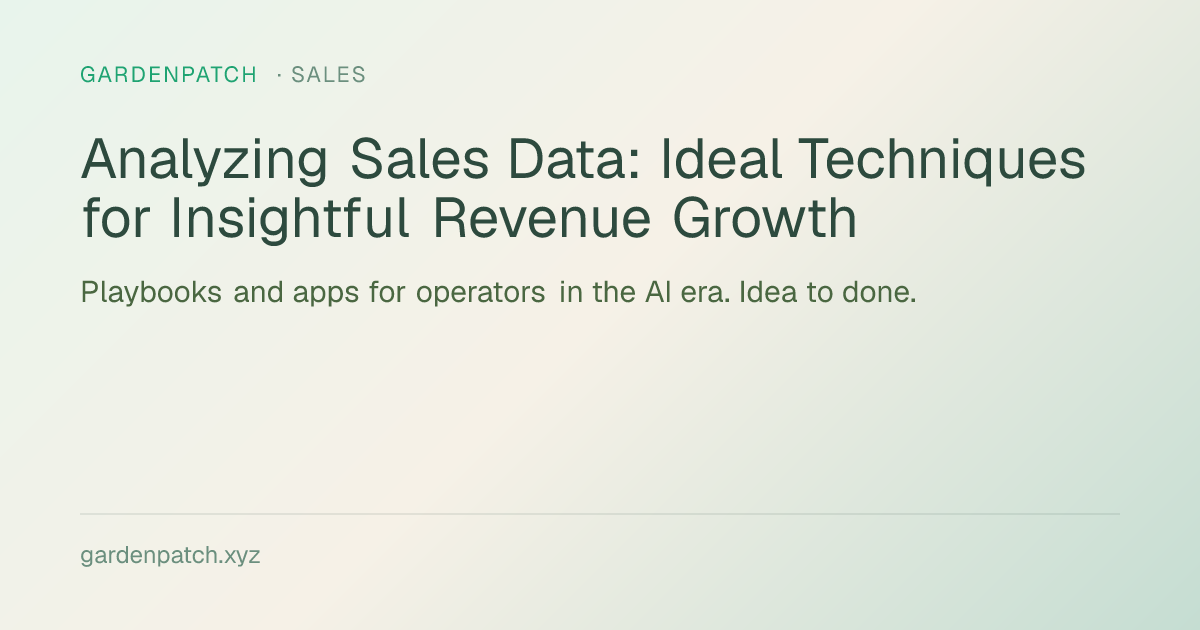 Analyzing Sales Data: Ideal Techniques for Insightful Revenue Growth