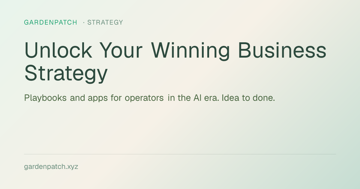 Unlock Your Winning Business Strategy
