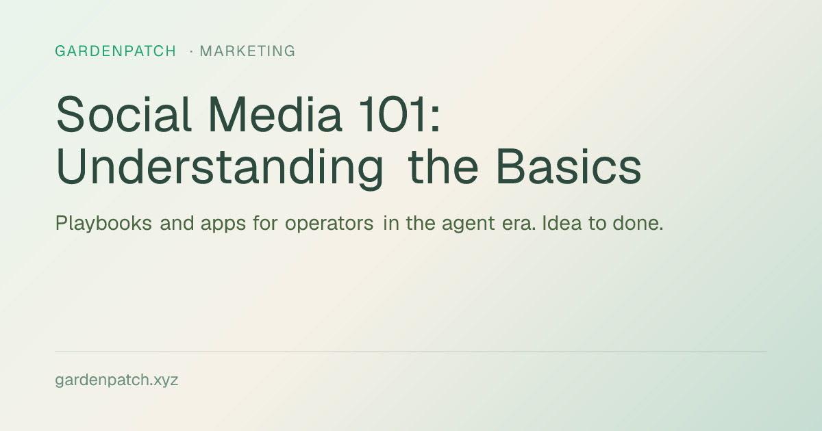 Social Media 101: Understanding the Basics
