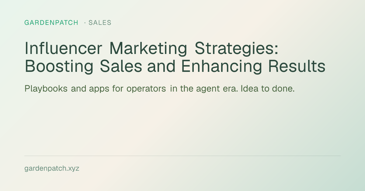 Influencer Marketing Strategies: Boosting Sales and Enhancing Results