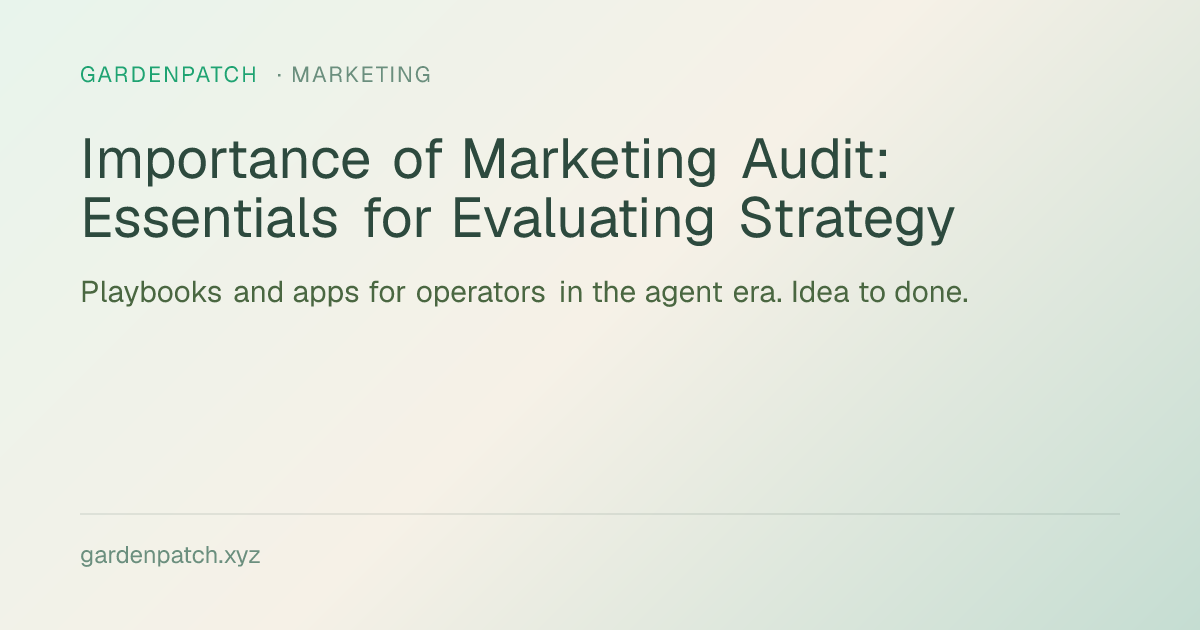 Importance of Marketing Audit: Essentials for Evaluating Strategy